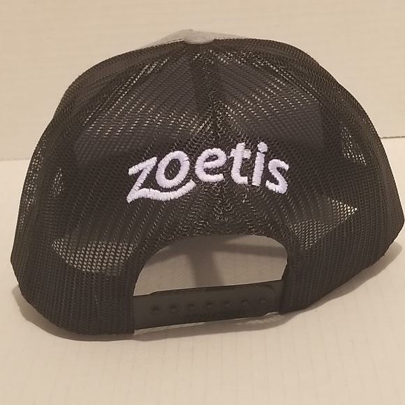 SmartBow Black and Gray Adjustable Stitched Baseball Cap NWOT - Picture 4 of 9